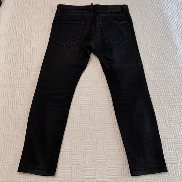DSQUARED2 Black Button-Fly Jeans Size IT52/US38 - Picture 6 of 9